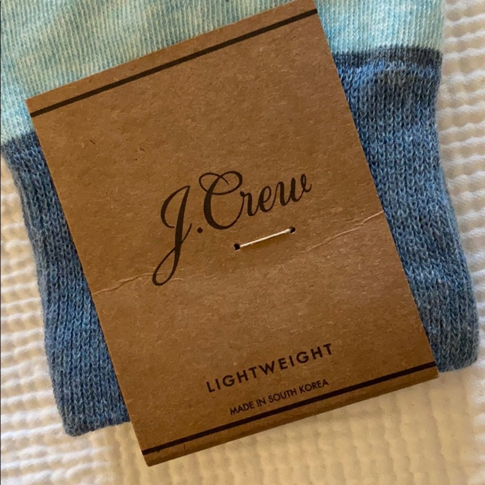 NWT jcrew men’s cotton blend stripe socks - Picture 2 of 4